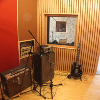 The Middle Room;
12 mic lines
8 sends
Plus guitar, speaker and ethernet tie lines to both control room and live room
